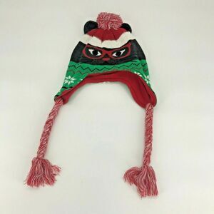 Unbranded Kids Beanie Hat Holiday Christmas Animal Glasses One Size 